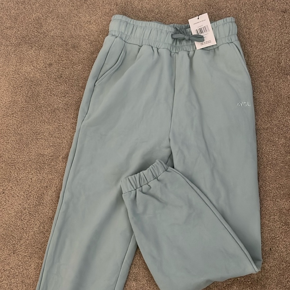 COPY - Aybl blue sweatpants, size small, color blue